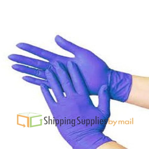 Blue Disposable Examination Medical Nitrile Vinyl Gloves Latex /& Powder Free PPE